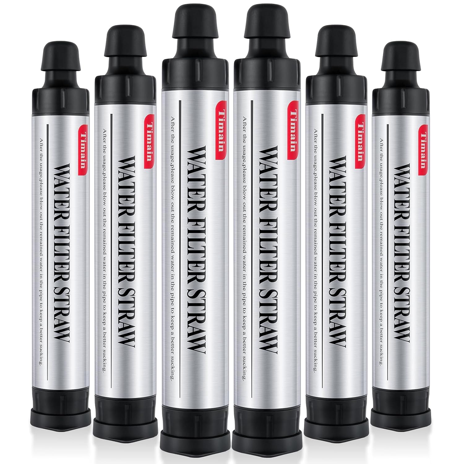 2 Pack Timain 4-Stage Filtration Water Filter Straw Review