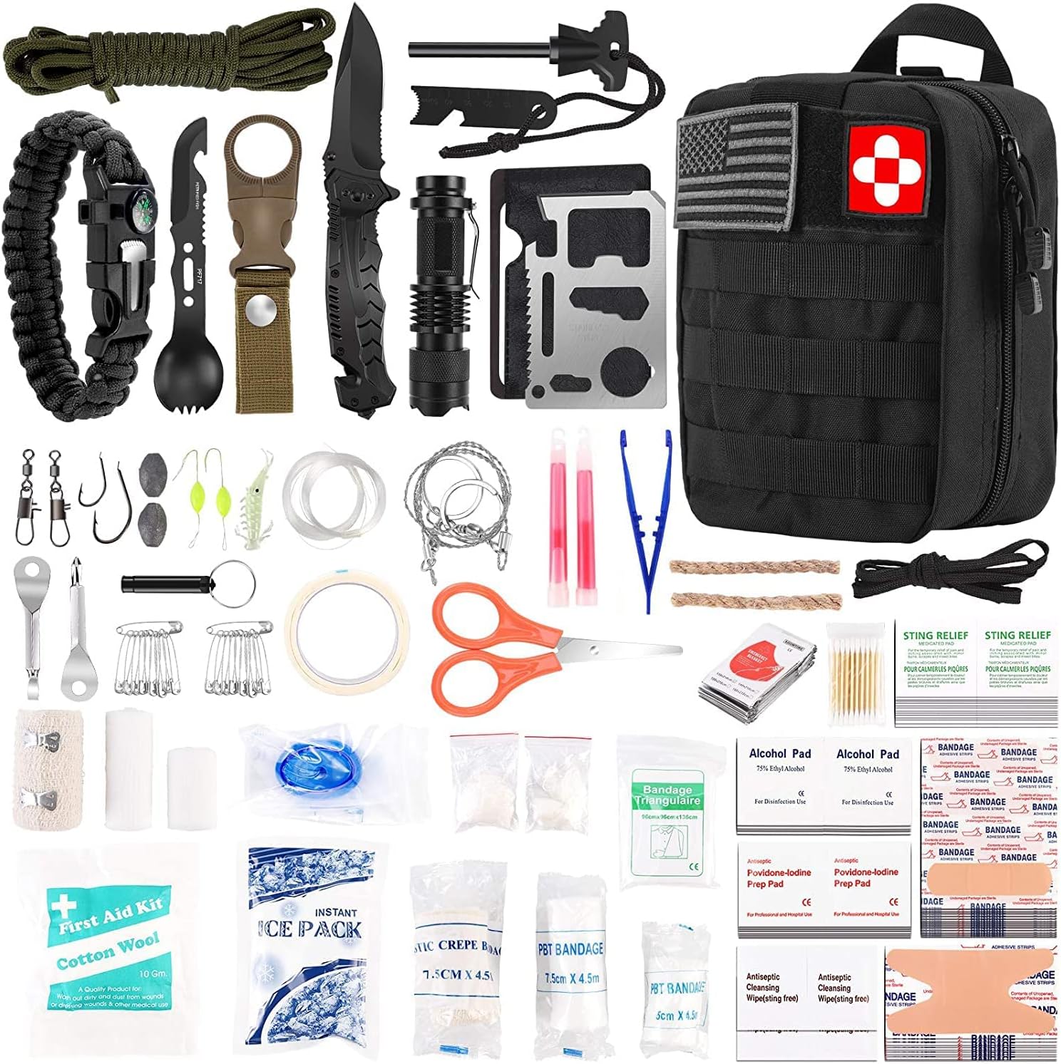 216 Pcs Survival First Aid Kits Review